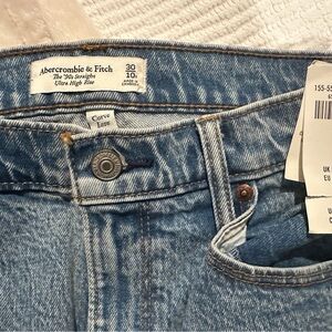 Abercrombie 90s Straight High Rise Jeans
